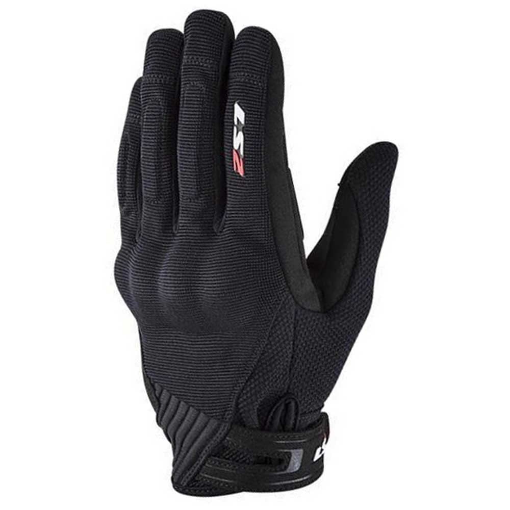 LS2 70011F0112M Guantes Moto Dart 2, Hombre, Negro, M