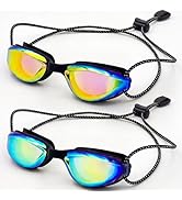 Aegend Swim Goggles for Kids Youth Teen 3-14 Anti-Fog Anti-UV Comfort Fit for Swimming