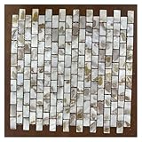 carrelage mosaique hexagonale blanc Laissez libre cours à votre créativité : ces carreaux de mosaïque peuvent être utilisés for créer de superbes vitraux ou for décorer un cadre photo, une lampe ou un vase. Ajoutez une touche de couleur ou de texture à certains meubles d'extérieur, fabriquez des bijoux ou créez simplement votre propre chef-d'œuvre en mosaïque.