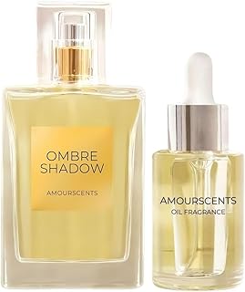 Ombre Nomade Inspired Perfume Bundle - Extrait De Parfum for Men & Women 50ml - 100% Essential Oil 10ml, Long Sophisticated Aroma Scented Fragrance - Skin Diffuser Bath More Shadow