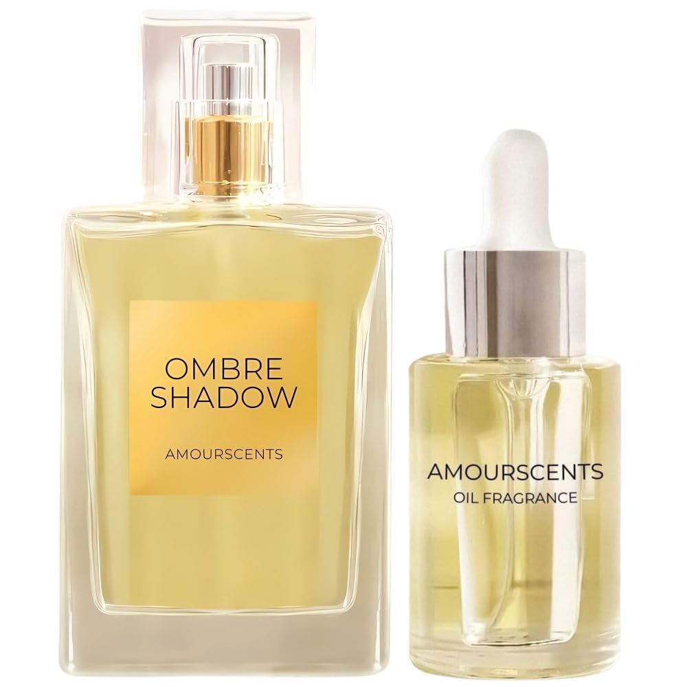 Ombre Nomade Inspired Perfume Bundle - Extrait De Parfum for Men & Women 50ml - 100% Essential Oil 10ml, Long Sophisticated Aroma Scented Fragrance - Skin Diffuser Bath More Shadow