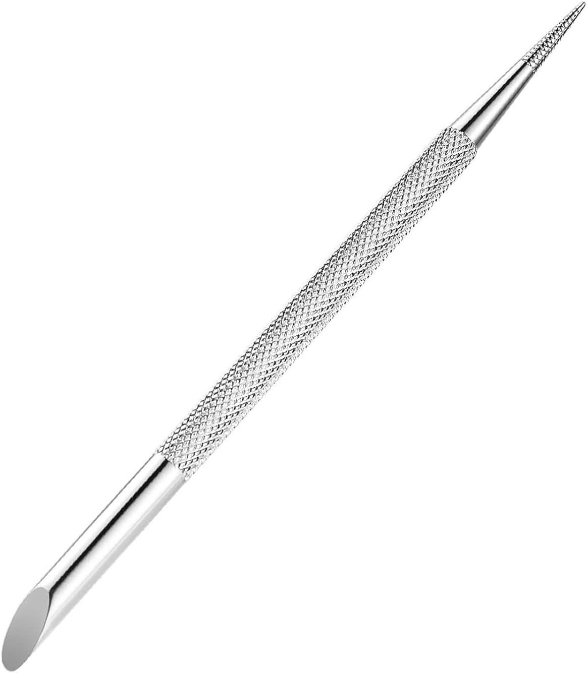 Rvs Cuticle Pusher Nail Dotting Pen Nail Care Tool Einde Manicure Stick Cuticula Houten Pusher Glas Pusher en File Kit Pushers Gereedschap Accessoires