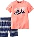 Carter's 2 Pc Playwear Sets, Coral, 24 Months