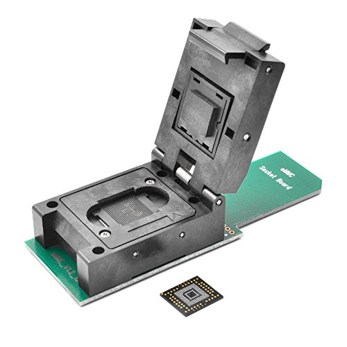 Memoria FBGA ALLSOCKET eMMC169/153 eMCP162/186 eMCP221 eMCP529 Programmatore dell'adattatore di prova per il danneggiamento fisico dei dati Android(4pz/set,SD Interface)