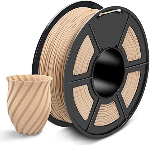 SUNLU Włókno węglowe PLA, filament 1 kg, 1,75 mm do drukarki 3D, dokładność wymiarowa +/- 0,02 mm, szpula 1 kg, 1,75 mm, włókno węglowe, czarny