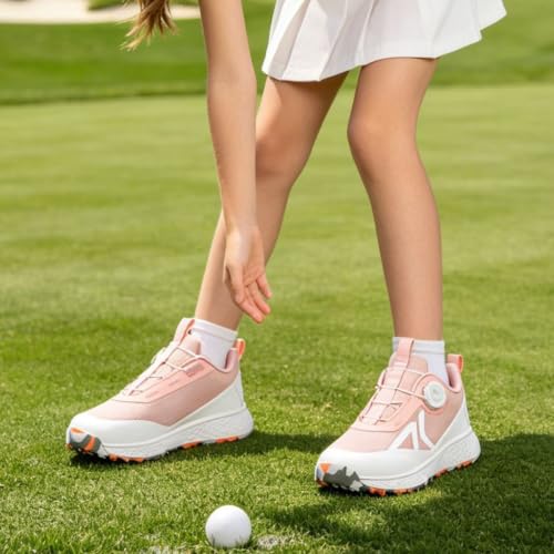 Zapatillas de golf profesionales para mujer, impermeables y de alta comodidad 7