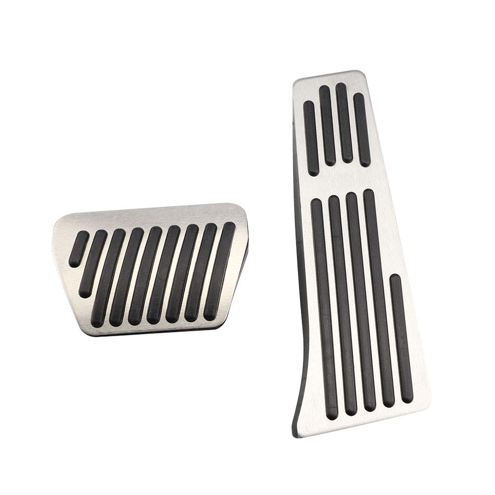 Pedale Auto, per BMW 1 3 4 5 6 Serie F20 F30 F31 F32 F33 F34 F36 2012-2017, Kit Pedali Freno Auto Pedale Frizione in Acciaio Inox AT