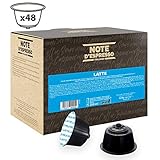 Hergestellt in Italien Note D\'Espresso Milch, Kapseln ausschließlich Kompatibel mit Nescafé* und *Dolce Gusto* Kapselmaschinen 13 g x 48 Kapseln