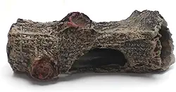 Toca para Peixe Betta Troncos Fragata Ornamentos – Decoração em Resina Atóxica para Aquários de Água Doce e Salgada (Casca)