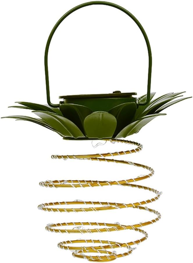 Tdyatocept LED Solar Tuin Verlichting Opknoping Lantaarn Outdoor Waterdichte Solar Ananas Lamp voor Thuis Festival Tuin