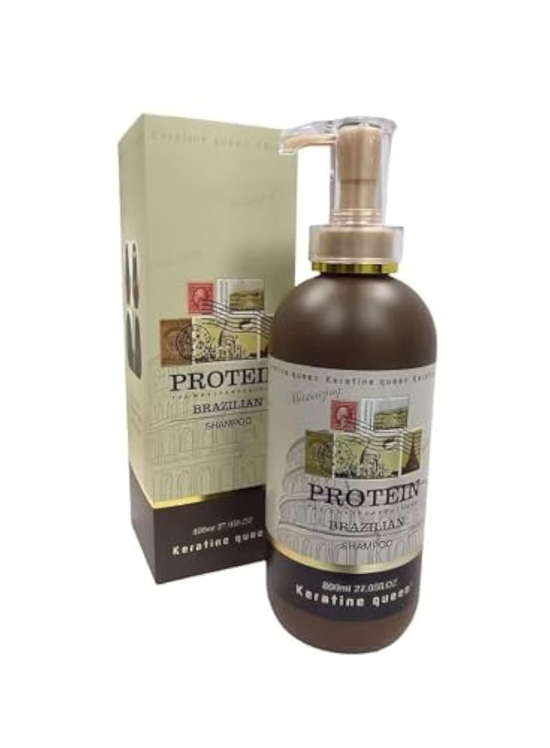 KERATINE QUEEN PROTEIN BRAZILIAN SHAMPOO 800ML(24pcs/ctn)