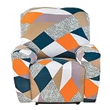 💒【Tela de alta calidad】 La funda para sillón reclinable está hecha de tela de poliéster + spandex de alta calidad, suave y súper suave al tacto, pelo corto denso y suave, buena permeabilidad al aire, muy elástica y duradera, artesanía exquisita, buena abrasión resistencia, antideslizante, le brinda el disfrute suave de toda la familia.