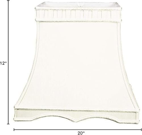 Miniatura 5 de Royal Designs - Pantalla rectangular para lámpara de diseño, color dorado antiguo, (8 x 6 pulgadas) x 12 x 8 pulgadas x 11 pulgadas