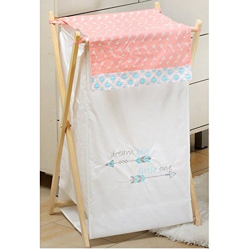 Dream Big Little One Pink Laundry Hamper Baby