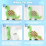 10MM Fuse Beads Kit for Kids - Mixed Colors Fuse Bead Craft Set with Pegboard, Ironing Papers and Accessories, XL Iron Beads for Craft, DIY Arts and Crafts Toys for Kids Gifts for Girls Boys Age 5+