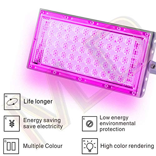 Image of MLD 20W Led Flood Light AC 220V Waterproof Brick focus Flood lights for indoor outdoor Lights | Pink | 20 Watt | Pack Of 3