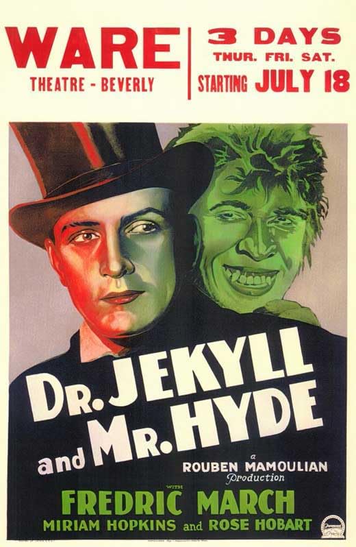 Amazon.com: Dr. Jekyll and Mr. Hyde Movie Poster Print (11 x 17