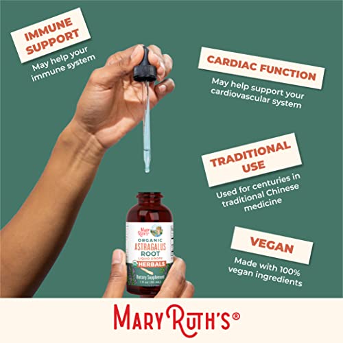 Astragalus Root | Sugar Free | Usda Organic | Astragalus Extract For Immune Support, Focus, And Cardiovascular Support | Astragalus Root Organic Liquid Drops | Non-Gmo | Vegan | 1 Fl Oz #TOP6