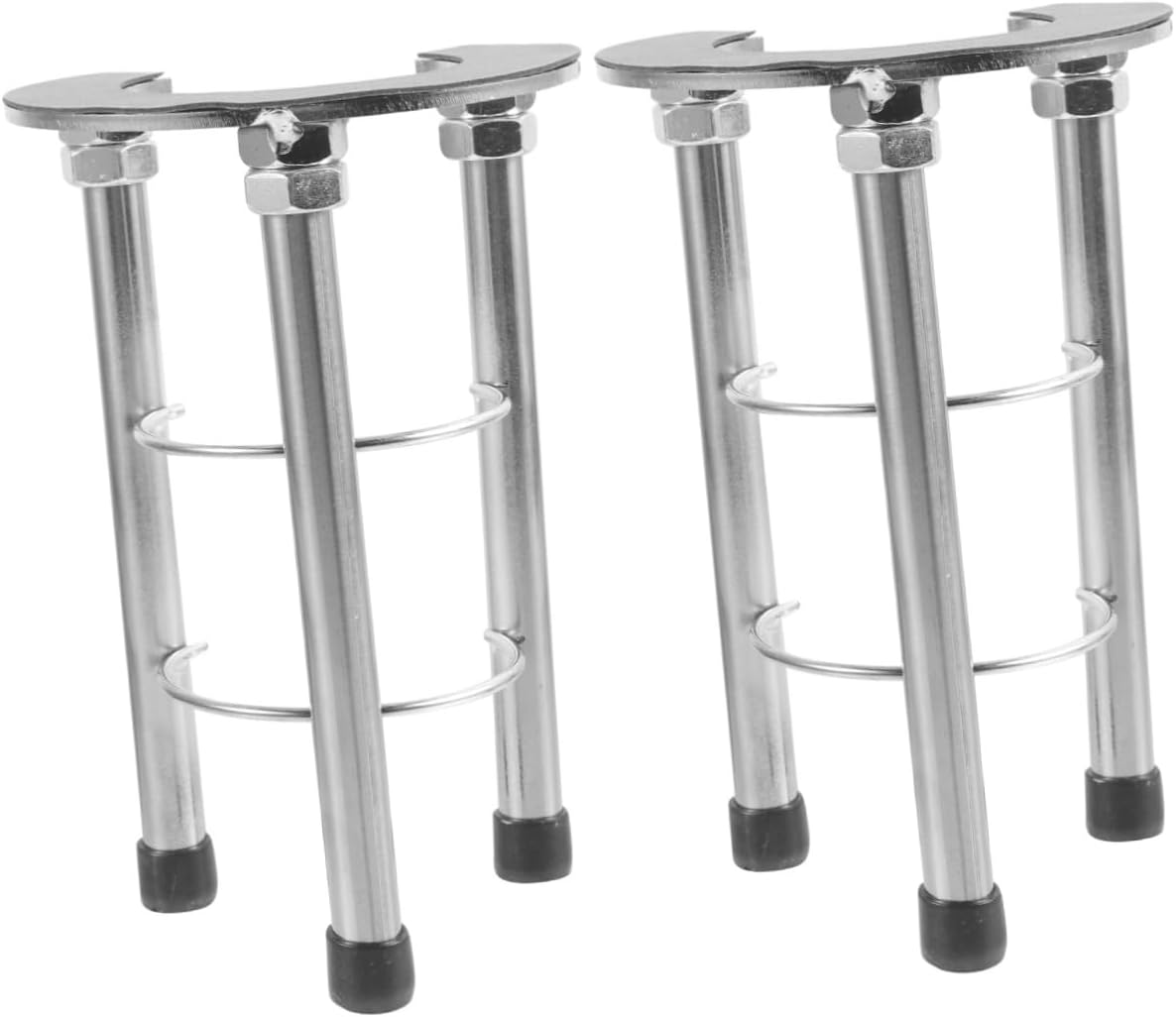 Mobestech 2pcs Stainless Steel Undermount Sink Bracket Support Heavy-Duty Kitchen Sink Holder Easy Installation No Drilling Required Suitable