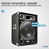 MAX15 Passive DJ PA Speaker 15 Inch 1000W with Woofer, Bullet Tweeter & Midrange Horn – Acoustic Carpet Finish Speakerbox for DJs, Parties, Events & Karaoke - 8 Ohm, SPL 99dB, Pole Mount #1
