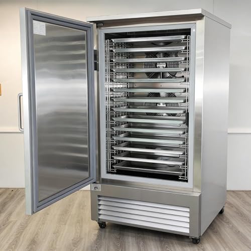 Mobile Batch Blast Freezer - Compact Rapid Freeze Cart for Food Trucks and Pop-Ups, Portable Quick Freezer with Plug and Rolling Casters for On-the-Go Catering