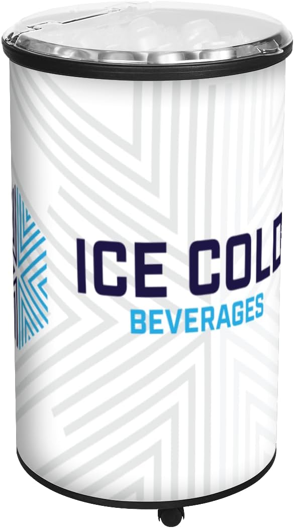 Ice Hawk 72 Quart Cooler with Wheels | Durable Rotomolded Insulated | for Large Gatherings, Work, Patio, Bar, Beverages Party Events | USA Made | Black