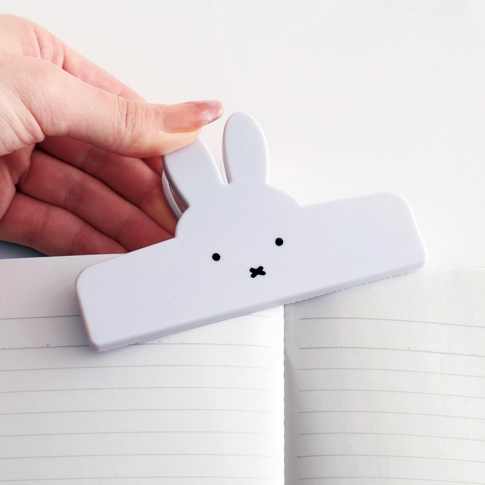 Green Flash Miffy Face Clip, White BM-376