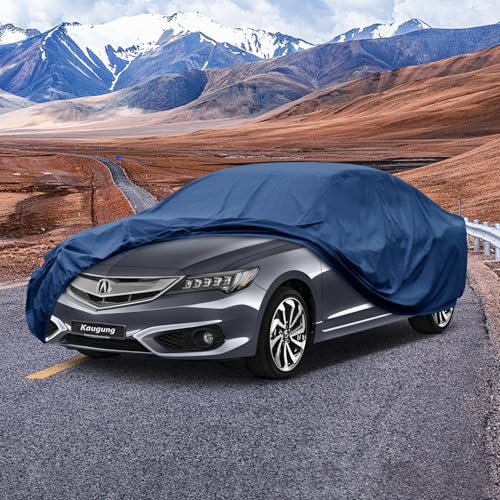 Image of Kaugung Heavy Duty Car Cover Custom Fit Acura TL (1996-2008),Waterproof All Weather Resistant Outdoor Sun Rain Dust Snow Protection with Anti-Theft Lock.(USA Warehouse,Within 3-7 Days)