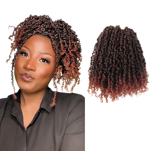 Osuntress 10 Packs Yanky Twist Crochet Hair for Black Women 8 inch, T350
