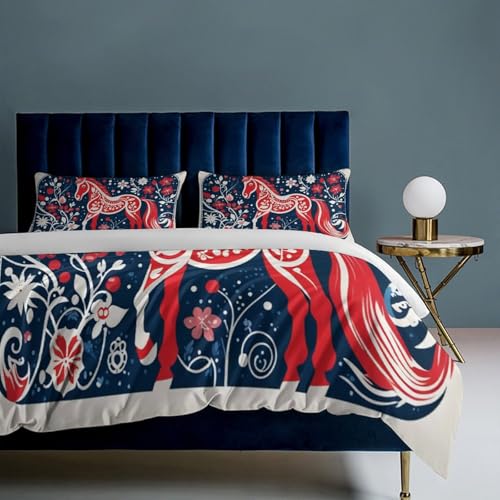 Parure de lit de qualité supérieure en microfibre douce 155 x 220 cm - 6