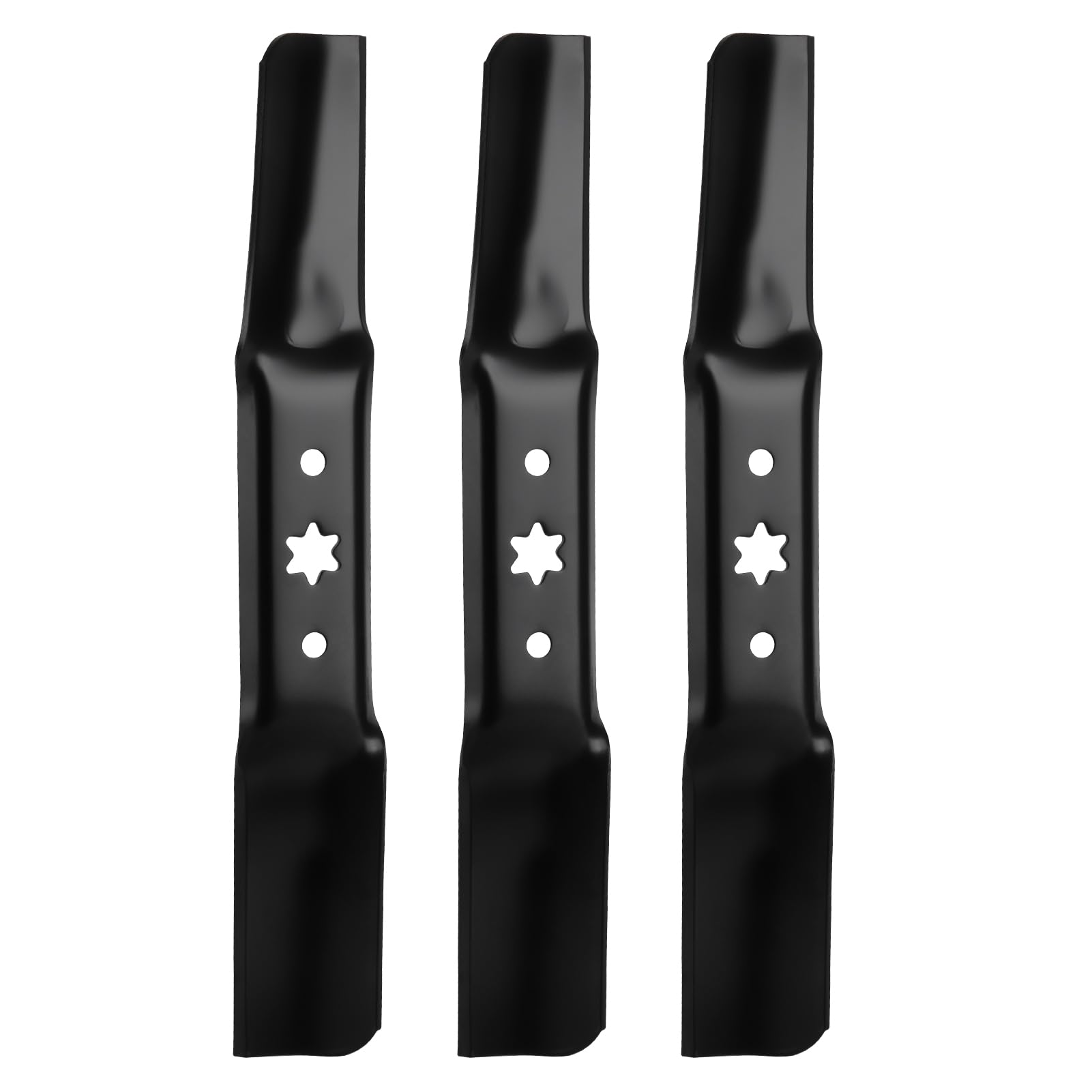 Cuchilla de cortacésped de elevación media para MTD Cub Cadet 742-05052A 942-05052A RZT S50 XT1 GT50 LT50 XT2 Troy Bilt 50 pulgadas, cubierta de 3 unidades