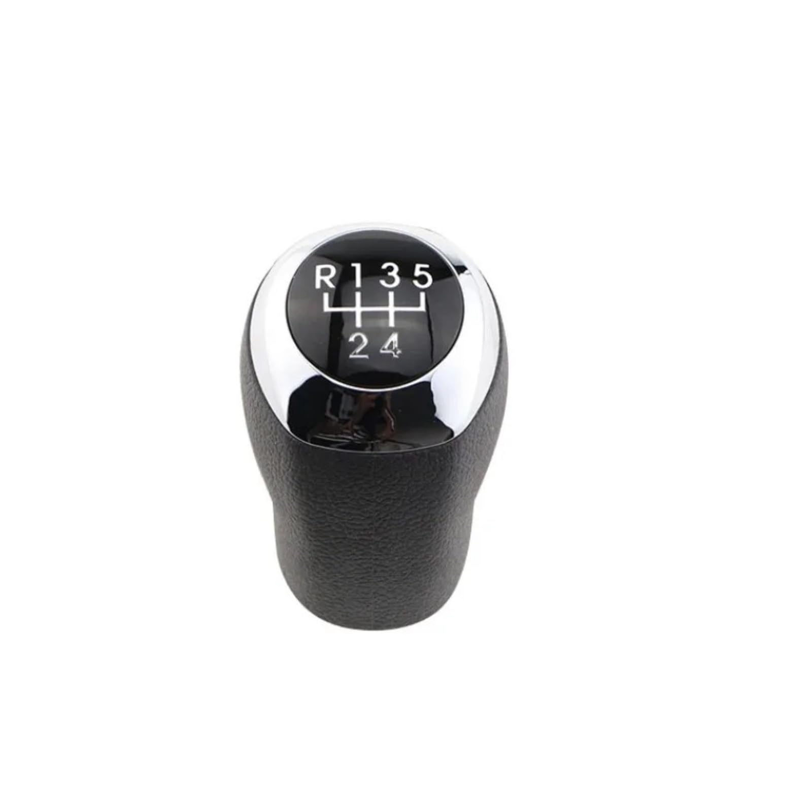 XZCVTYW Car Gear Shift Knob for Hyundai for Accent Solaris Avante MD I30 MT 5/6 Speed Lever Stick Handle Accessory Car Shift Lever Stick Head(5speed Glossy Sliver)