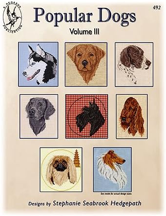 Popular Dogs Vol. III Counted Cross Stitch Chart Collection