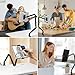 Polbecky for ipad Tablet Stand Holder for Desk,Portable Monitor Stand Holder 15.6'' Max,for ipad Tablet Mount Arm with Upgraded Screws/360°Rotate Base,Fits for Kindle,Tabs 12.9'' Max(Not Over 2.65lb)