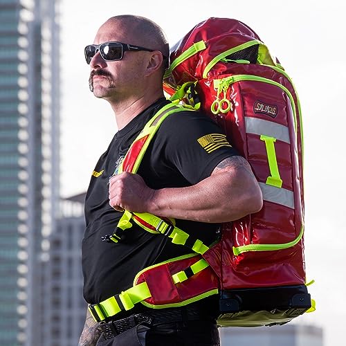 Image of Statpacks New 2023 G3+ Backup Red EMT Medic Backpack BLS ALS Trauma Bag for EMS, Police, Firefighters