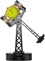 FEICHONGHO Single Watch Winder for Automatic Watches - Adjustable Speed, 1-12 Hour Timer, Quiet USB Turner for Seiko