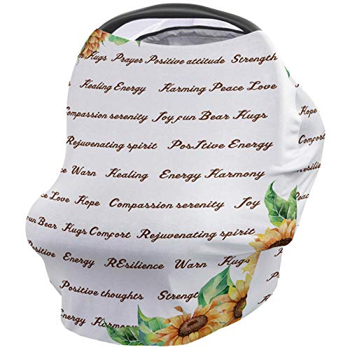 授乳ケープ 人気 ポンチョ 授乳カバー 向日葵 治癒文字 プレゼント 積極的 白い 母乳育児スカーフ 360度安心 伸縮性 通気性 授乳服 ベビーカーカバー 出産祝い フリーサイズ ショッピングスカーフ ショール