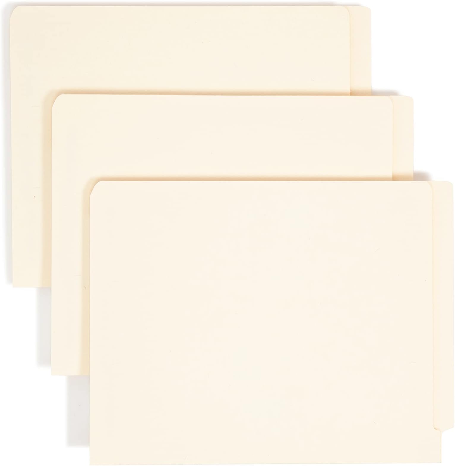 Smead End Tab Fastener File Folder, Shelf-Master® Reinforced Straight-Cut Tab, 50 Count
