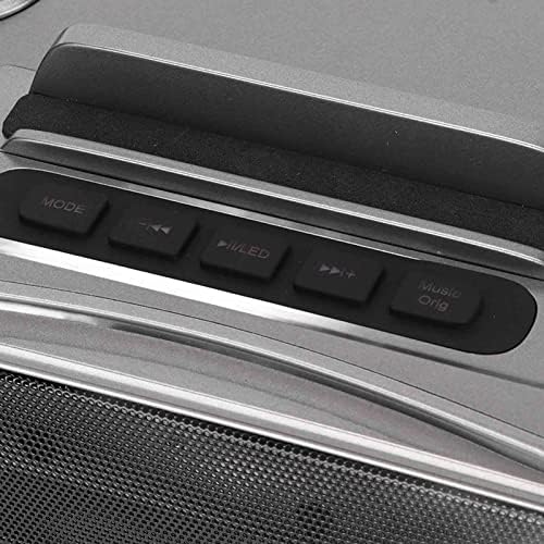 PENO ST-2028 Multifunctional Portable Karaoke Speaker System Powerful black and silver karaoke machine with 2 wireless conference microphones