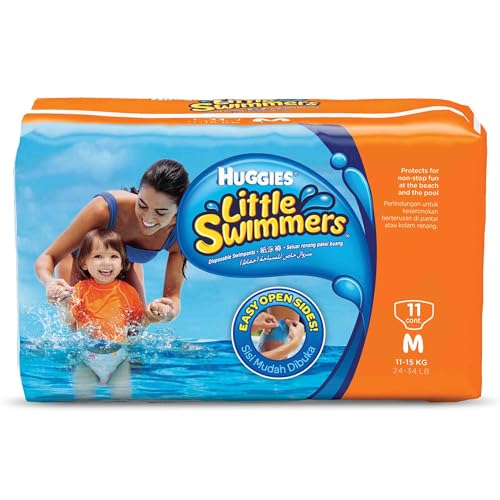 HUGGIES LITTLE SWIMMER Swim Pants Diaper Size Medium 11