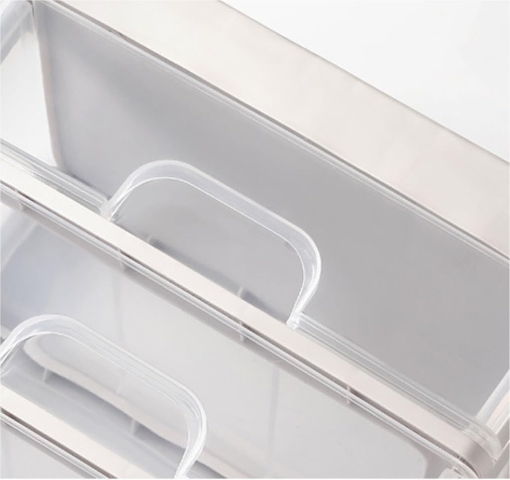 Organizacja Biura Przegródkami Organizer Na Biurko Z Szufladą 3 Szuflady Plastikowe Do Przechowywania Przezroczysty Organizer na Biurko Domu