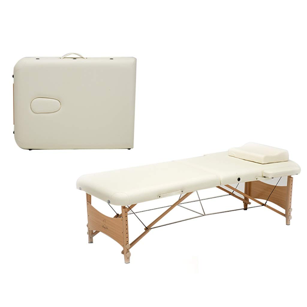 Lettini da Massaggio per Centri estetici, Lettino con poggiatesta Rimovibile e braccioli Laterali, Lettino Pieghevole Portatile per Terapia termale