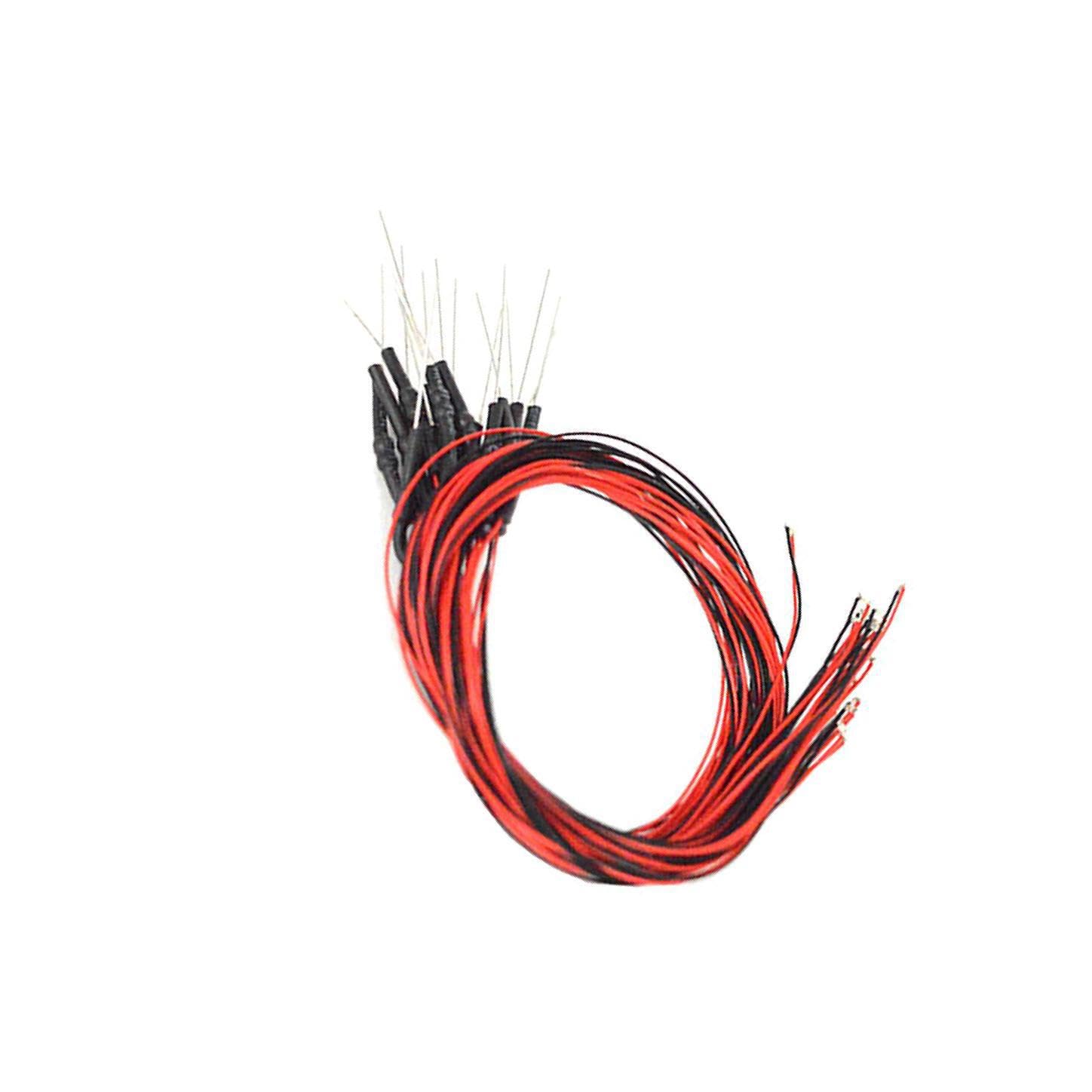 AUYXSSZ Compact Train Lamp LED Dollhouse Wiring Kit 12 Volt HO Accessories Model Train with for Creative Illumination Led Lamp Dollhouse Wiring Kit, Red, 30cm