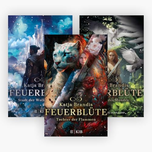 Die Feuerblüten-Reihe Band 1-3 plus 1 exklusives Postkartenset