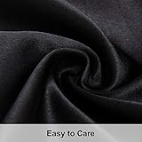 NTBAY Silk Satin Pillowcases - Satin Pillowcase for Hair and Skin, Pillow Cases 2 Pack with Envelope Closure, 50x75 cm, Black - Image 2