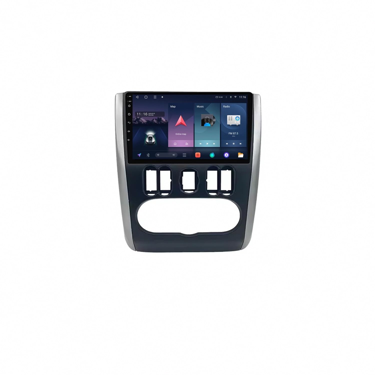 Evita multas con manos libres Bluetooth en tu pantalla Nissan Almera 2 DIN 8
