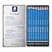 STAEDTLER Lumograph Graphite Drawing & Sketching Pencils, Soft Set of 12 Degrees (100G12S)