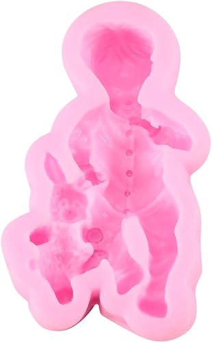 Miniatura 3 de Fondant Cake Liquid Tool Mould Newborn Utensil for Tool Tool Infant Molding Molde Fondant Gum Paste Molds (Boy)