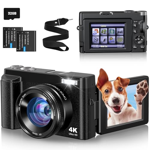 Amazon | Zostuic デジカメ 4K 4800万画素 デジタルカメラ 180度