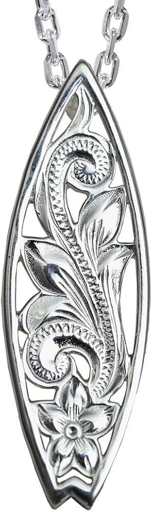 Amazon | BYTHESEA ハワイアンジュエリー ネックレス シルバー925